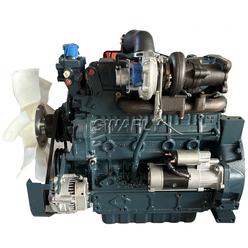 Kubota V3800DI-T-E3B-CFL-1 엔진 Assy 1J412-19000